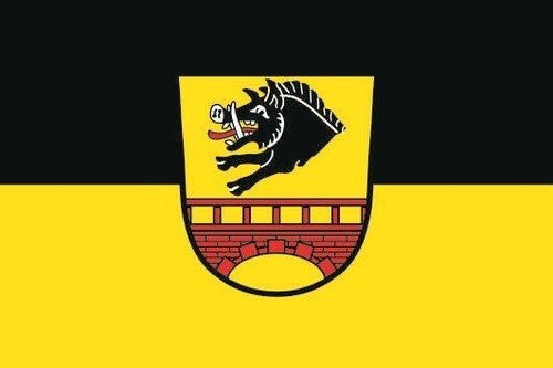 Aufkleber ebern flagge fahne - ebern,