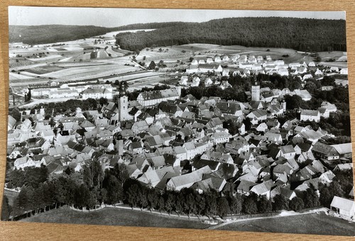 Ansichtskarte postkarte ebern - ansichtskarte,