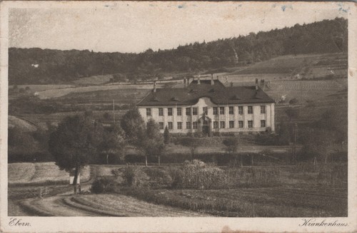 Ebern krankenhaus 1931 - ak,,