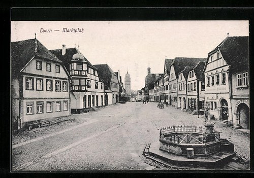 Ebern ansichtskarte - ebern,,