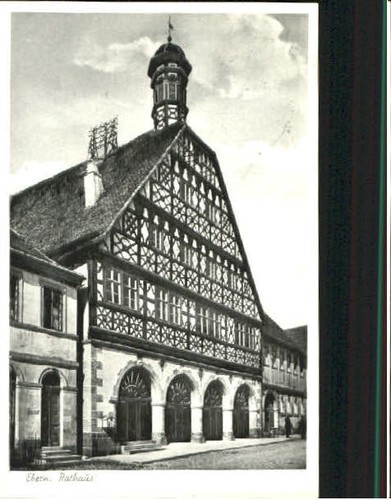 Ebern rathaus 1955 - ebern,