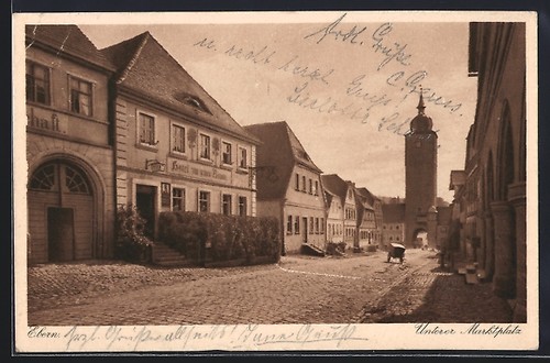 Ansichtskarte ebern unterer - ebern,,