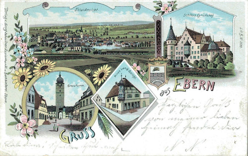 Ebern super litho - ebern, 1899