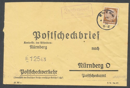 872489 postscheckbrief mit - 872489),