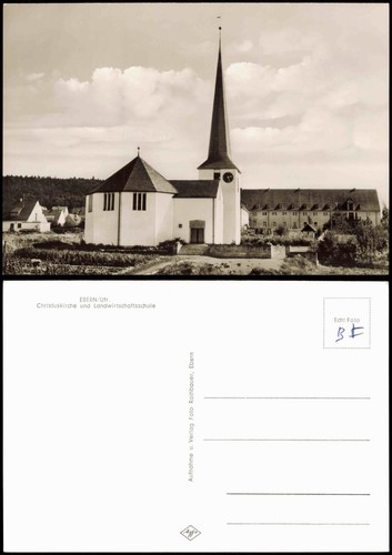 Ansichtskarte ebern - ansichtskarte,