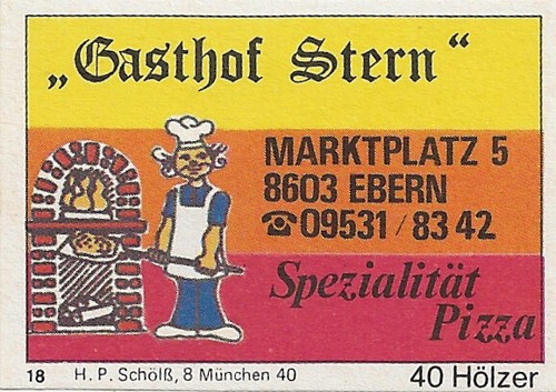 605 streichholz etikett - 86/605,