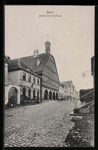 Ebern partie beim rathaus - ebern,,